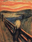 Edvard Munch the scream oil painting